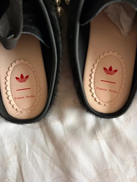 Adidas x Simone Rocha Japan Slip On Black Better Scarlet