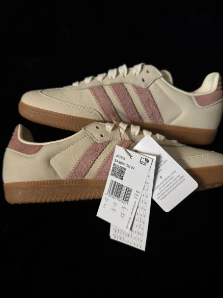 Adidas Samba OG Off White Warm Clay Pink Gum - Taille 38,5