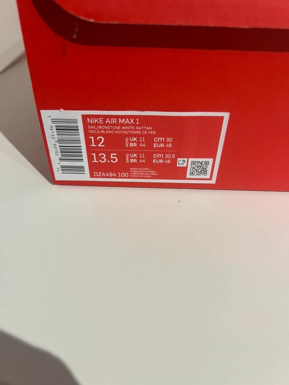 Nike Air Max 1 Sail Ironstone