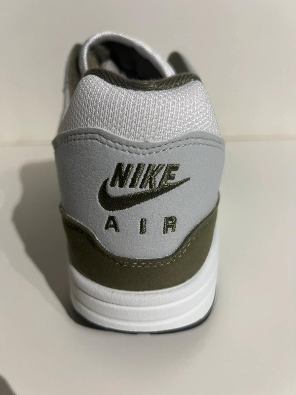 Nike Air Max 1 White Black Medium Olive 2