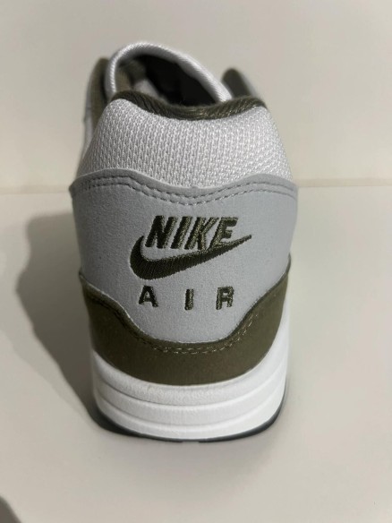 Nike Air Max 1 White Black Medium Olive