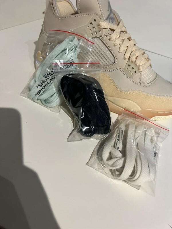 Nike Air Jordan 4 X Off-White Sail 2