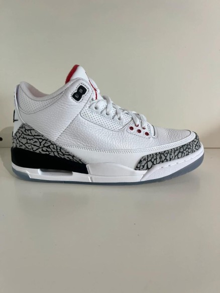 Nike Air Jordan 3 Free Throw Line White Cement