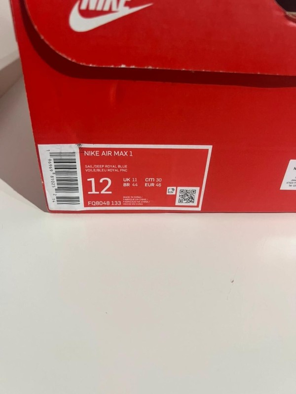 Nike Air Max 1 Athletic Department Deep Royal Blue 2