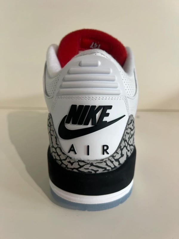 Nike Air Jordan 3 Free Throw Line White Cement 2