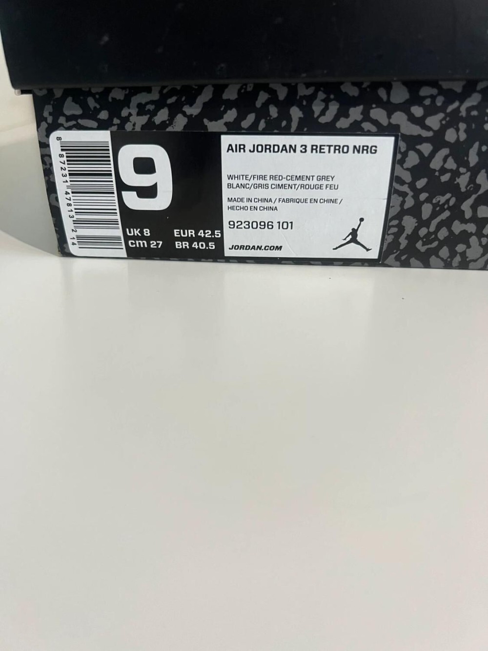 Nike Air Jordan 3 Free Throw Line White Cement