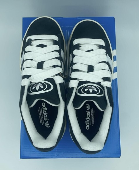 Adidas Campus 00s Core Black (women, big laces)
