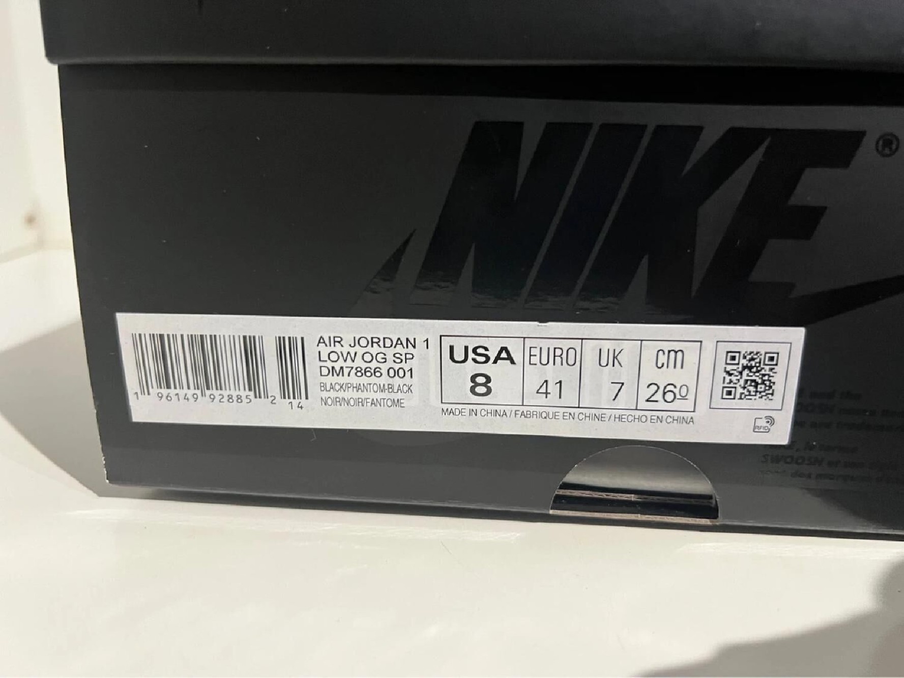 Nike Air Jordan 1 Travis Scott Phantom Black