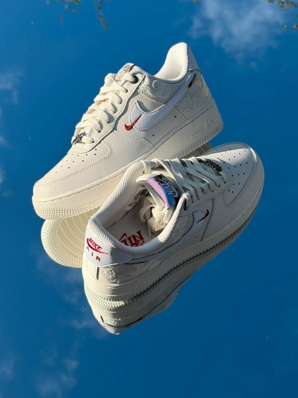 Nike Air Force 1 Low ‘07 Pegasus Pack Year of the Horse White Sail Phantom - Taille 39