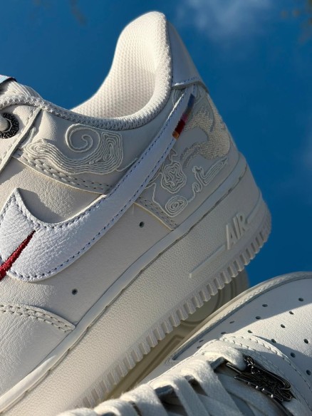 Nike Air Force 1 Low ‘07 Pegasus Pack Year of the Horse White Sail Phantom - Taille 39