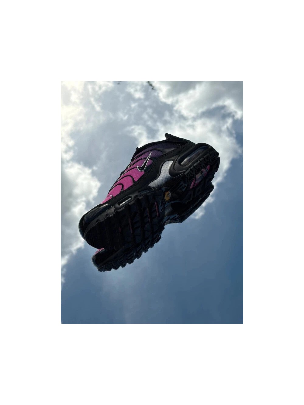 Nike Air Max Plus Pink Black Peony Metallic Silver - Taille 38