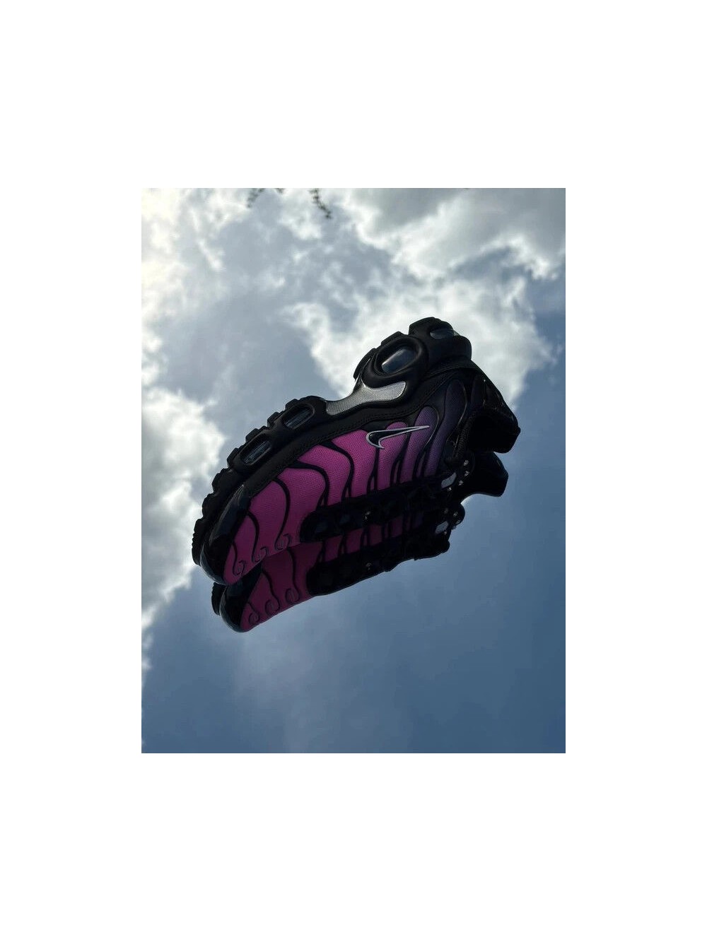 Nike Air Max Plus Pink Black Peony Metallic Silver - Taille 38