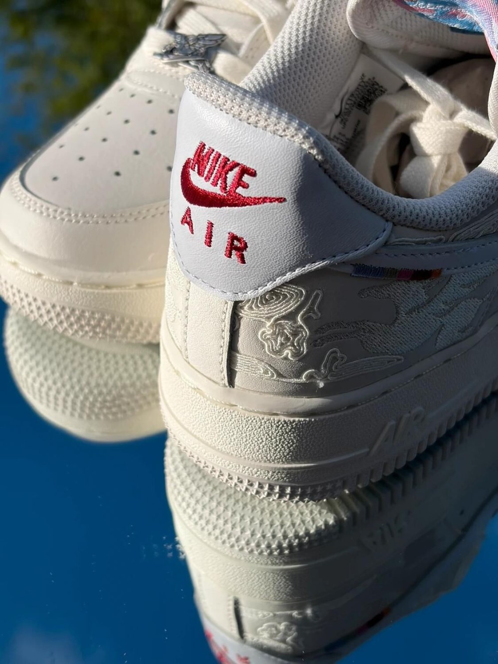 Nike Air Force 1 Low ‘07 Pegasus Pack Year of the Horse White Sail Phantom - Taille 39