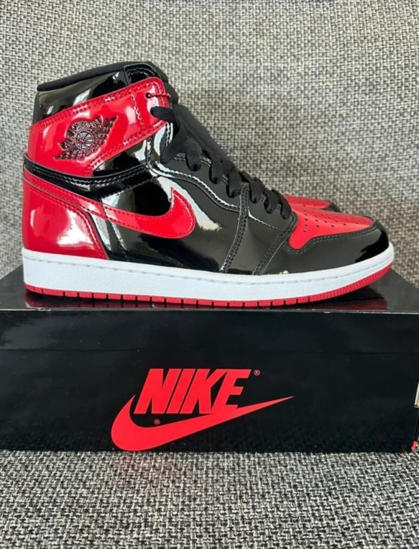 Nike air jordan 1 bred patent