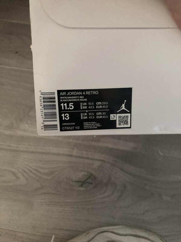 Jordan 4 metallic red 2
