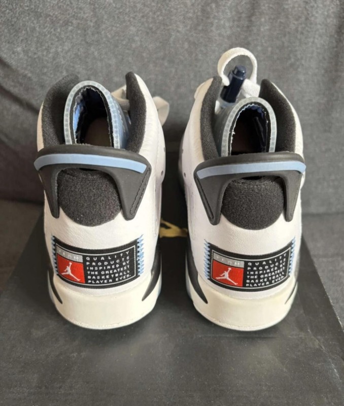 Jordan 6 UNC blanc 2