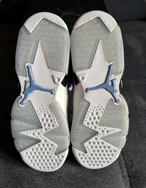 Jordan 6 UNC blanc