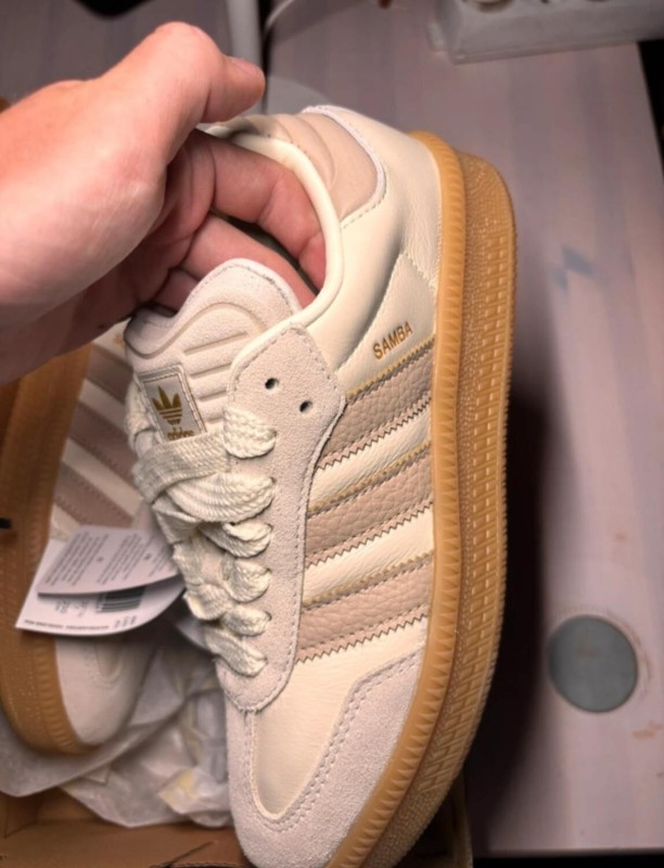 adidas samba XLG off white clay brown taille 38 2/3 2