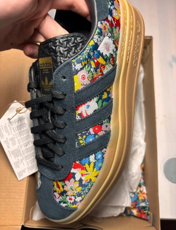 adidas gazelle bold liberty london floral taille 38 2/3 2