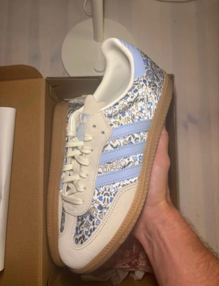 adidas samba OG liberty london floral blue taille 39