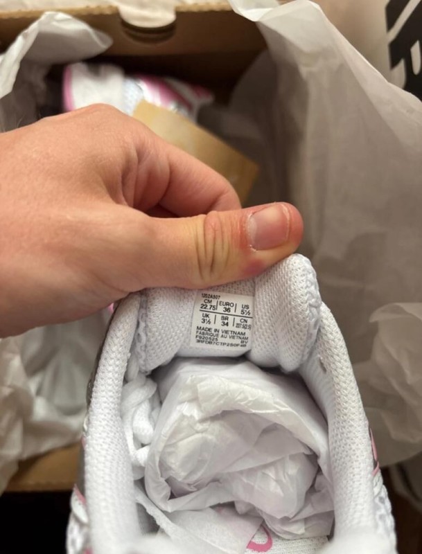 Asics gel 1130 White pure silver pink taille 36 2