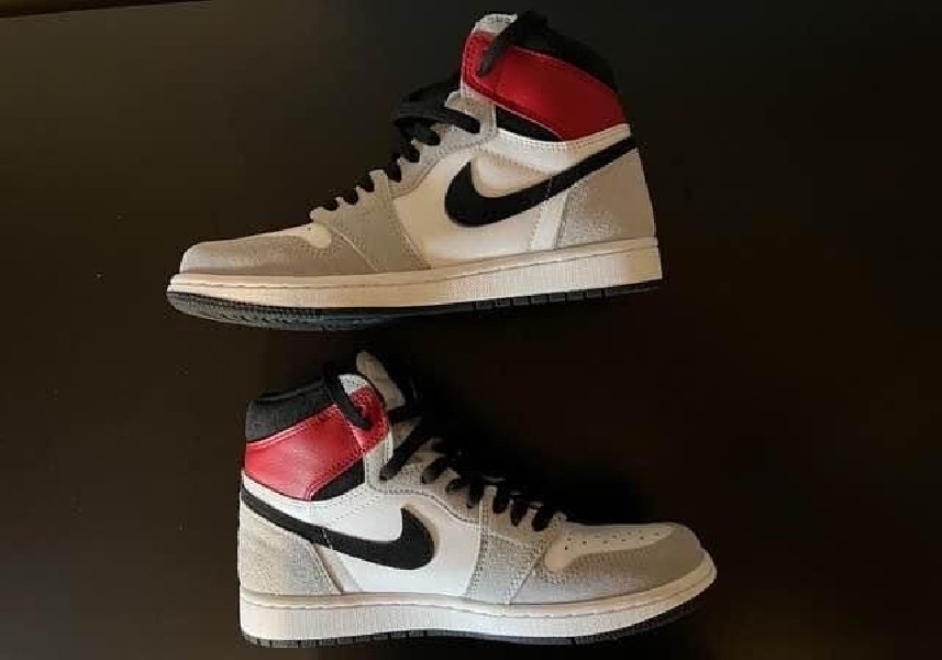Air Jordan 1 Retro High Light Smoke Grey