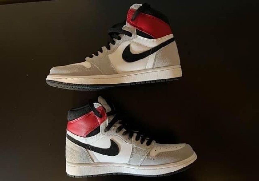 Air Jordan 1 Retro High Light Smoke Grey