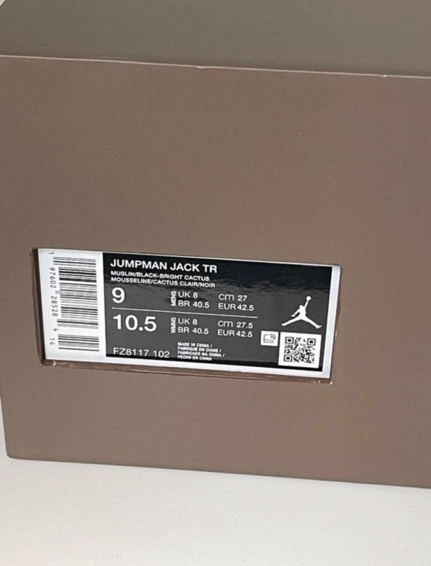 Nike Jumpman Jack Travis Scott Cactus 2
