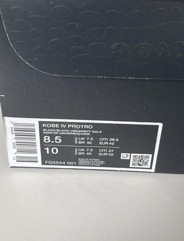 Nike Kobe Protro 4 Gift of Mamba 2
