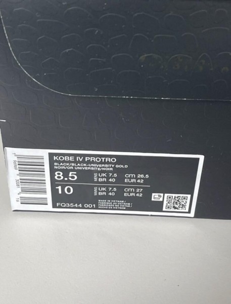 Nike Kobe Protro 4 Gift of Mamba