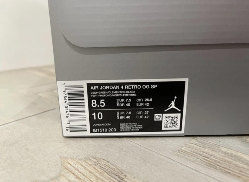 Air Jordan 4 Undefeated 2025