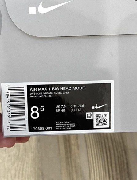 Nike Air Max 1 Big Head Mode