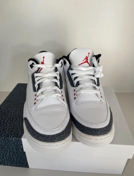Jordan 3 Fire Red Denim