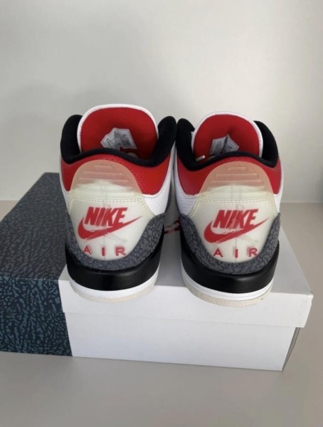 Jordan 3 Fire Red Denim