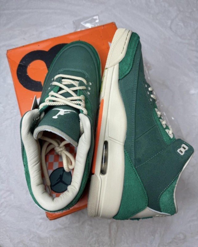 Jordan 3 retro SP Nina Chanel Abney Vert