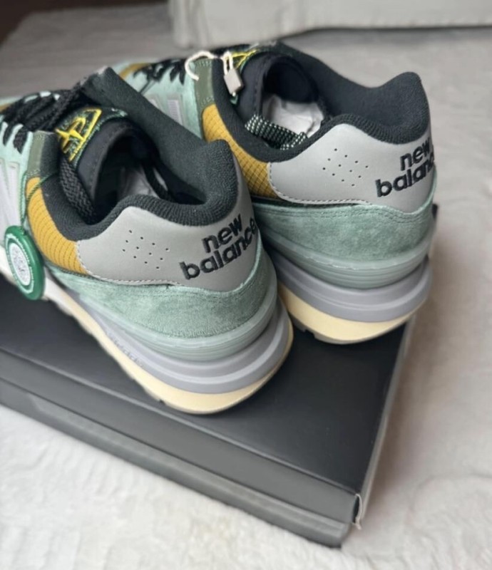 New Balance Stone Island 574 Legacy Vert clair Marron 2