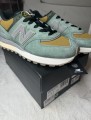 New Balance x Stone Island 574 Legacy Vert claire Marron