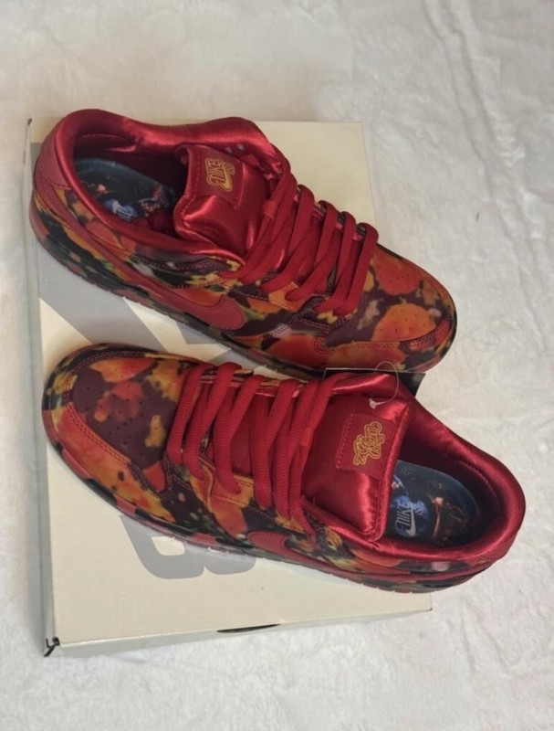 Nike SB Dunk Low Le Magicien d'OZ champ de coquelicot 2