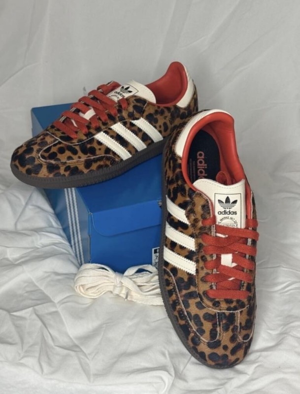adidas samba og imprimé léopard orange