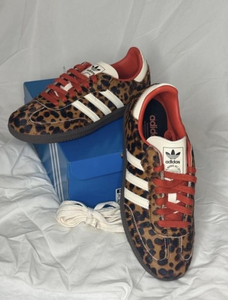adidas samba og imprimé léopard orange