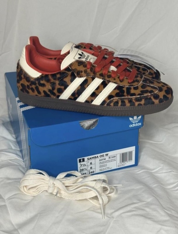 adidas samba og imprimé léopard orange 2