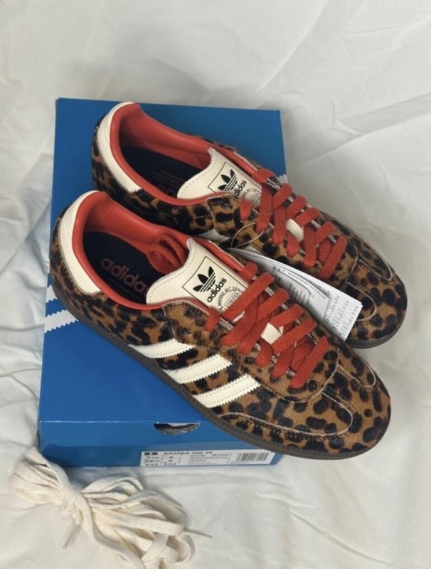 adidas samba og imprimé léopard orange 2