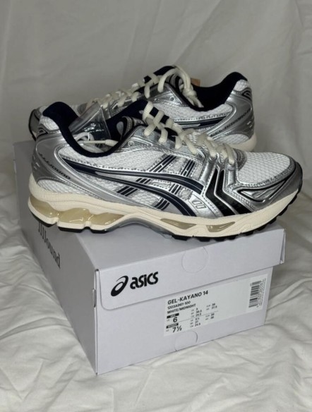 ASICS Gel-Kayano 14 x JJJJound White Navy