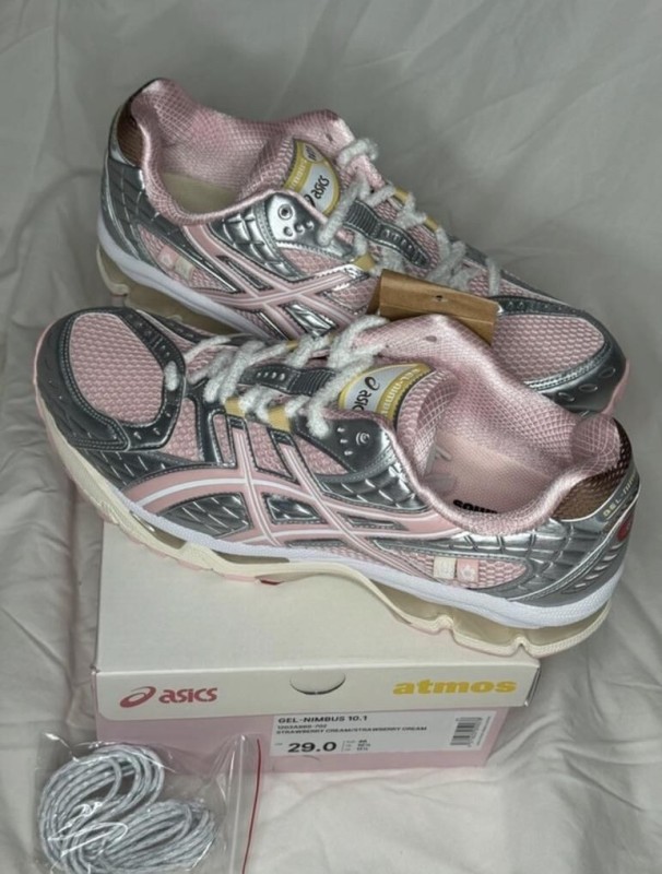 ASICS Gel-Nimbus 10.1 Vandy The Pink x atmos Strawberry Fraise Kayano 14 2