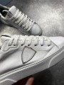 Basket Philippe Model Paris en Cuir Made In Italy Blanc ~ Taille 40