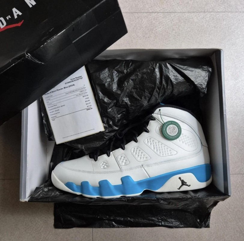 Jordan 9 "Powder Blue" 2024 2