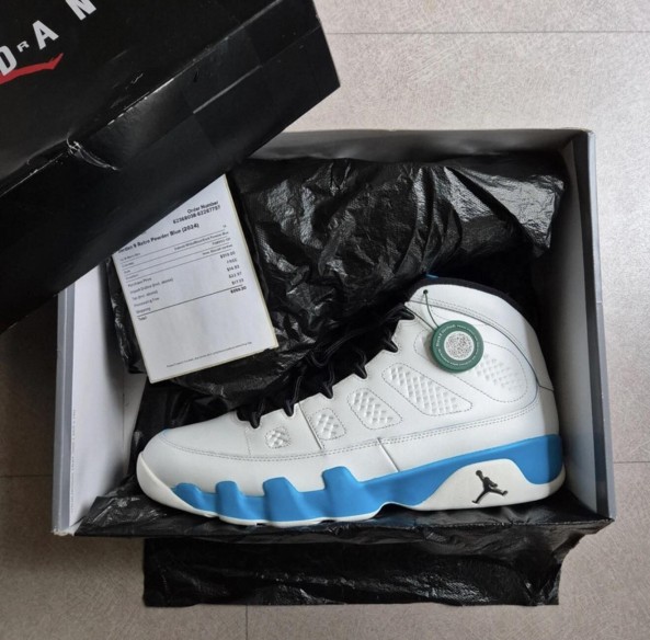 Jordan 9 "Powder Blue" 2024