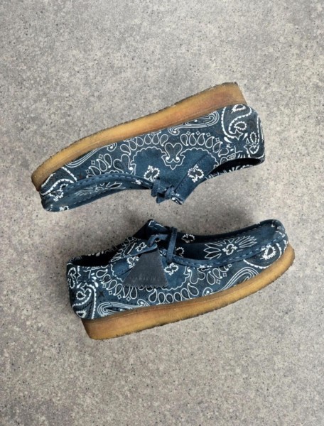 Clarks Supreme wallabee Blue Bandana taille 41