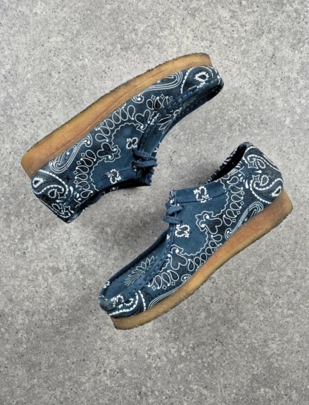 Clarks Supreme wallabee Blue Bandana taille 41 2