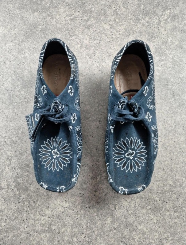 Clarks Supreme wallabee Blue Bandana taille 41 2